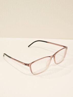 Auth Silhouette SPX 1560 6060 Translucent Rose Brown Gradient Eyeglasses Frames